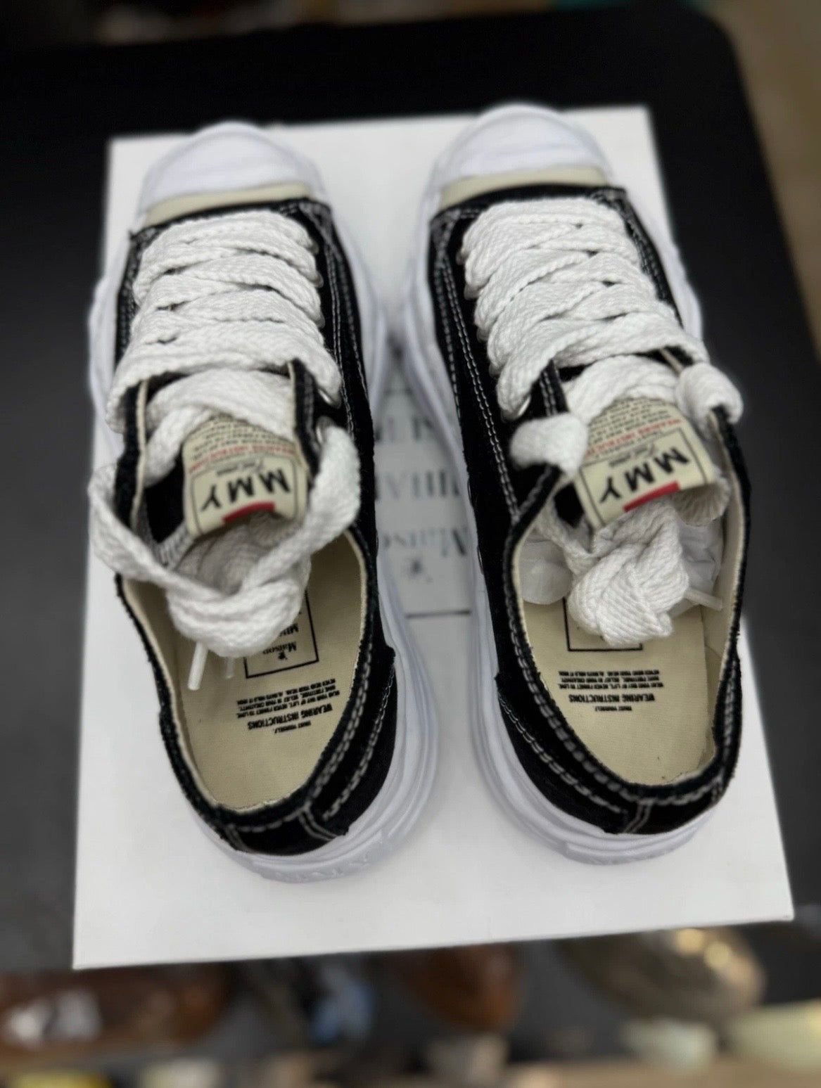 Mason Mihara Low Sneakers Black