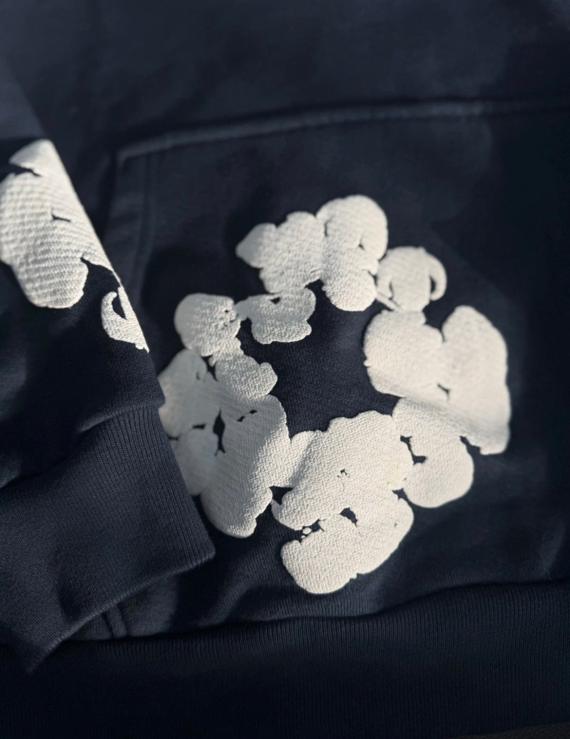 Denim Tears Navy Blue Hoodie