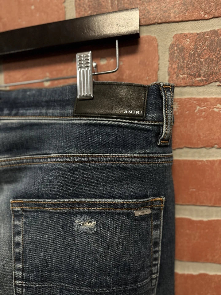 Amiri MX1 Patch Jeans Red Patch