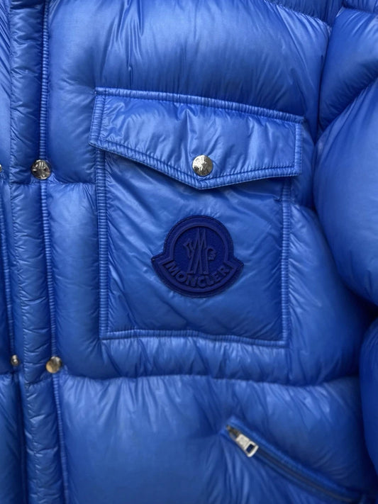 Moncler LAMENTIN Giubbotto Jacket Blue Puffer
