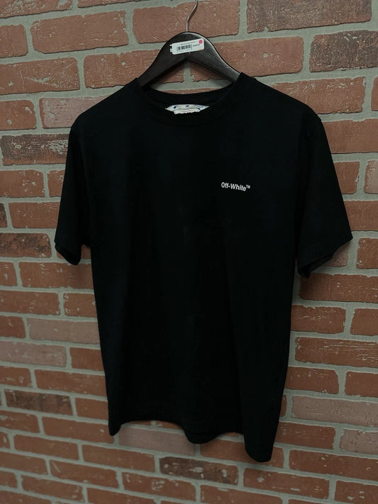 Off- Chain Over Tee Arrow Back Print T-Shirt