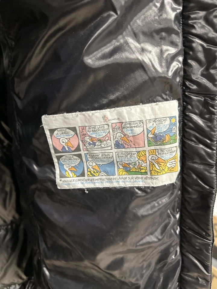 Black Moncler Moka Long Down Puffer