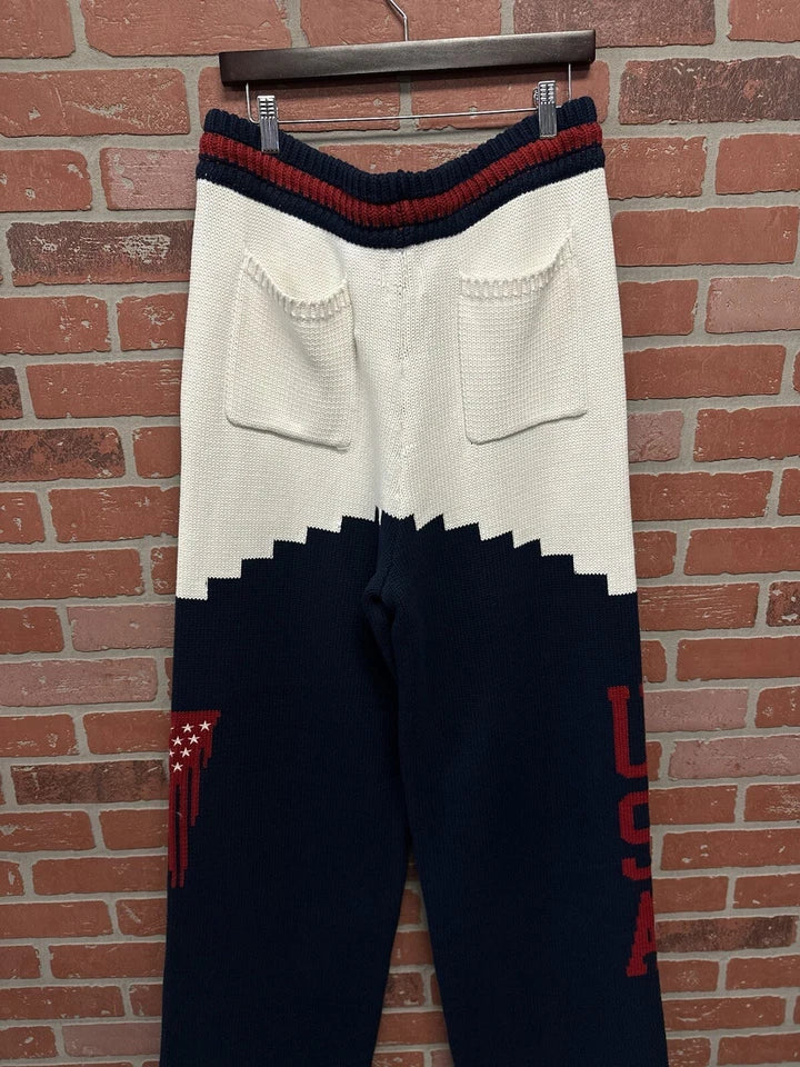 Rhude Sweatpants Croix Knit Pants