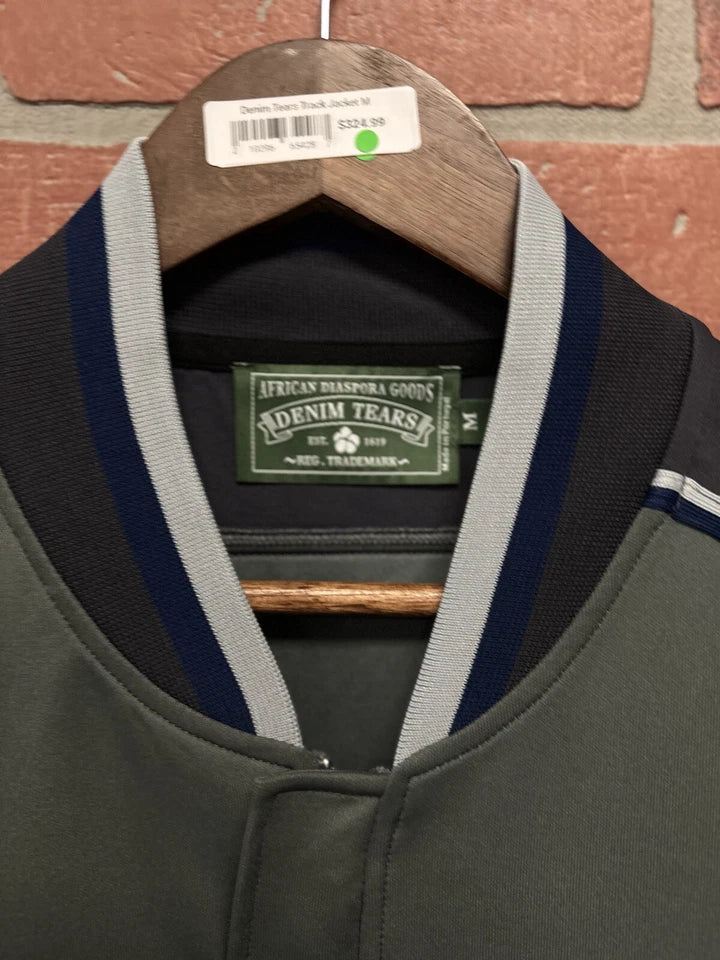 Denim Tears Track Jacket Grey White