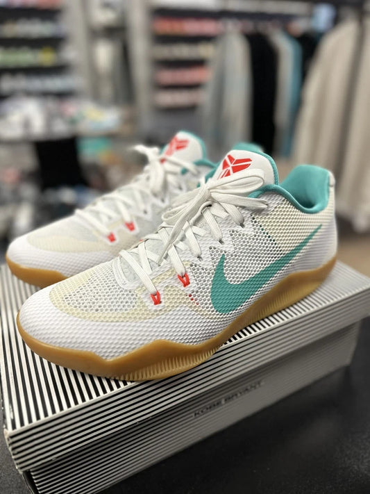 Nike Kobe 11 EM Low White Teal