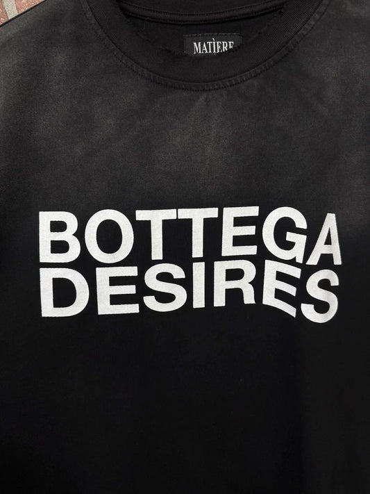 Bottega Desires Basic Logo Tee Size