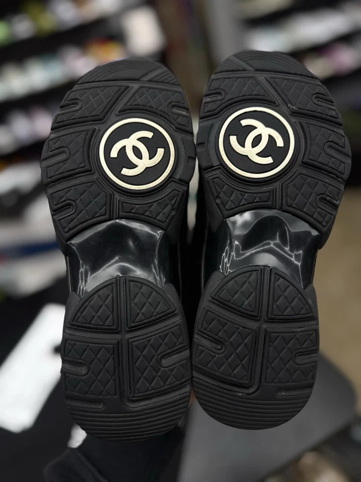 Chanel CC Logo Sneaker Black
