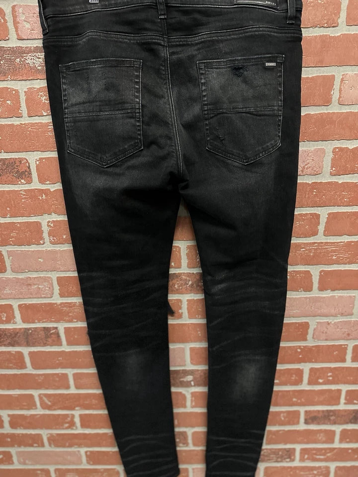 Amiri MX1 Patch Jeans Blue Patch