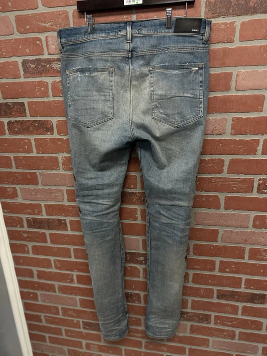 Amiri MX1 Patch Jeans Bone Cross