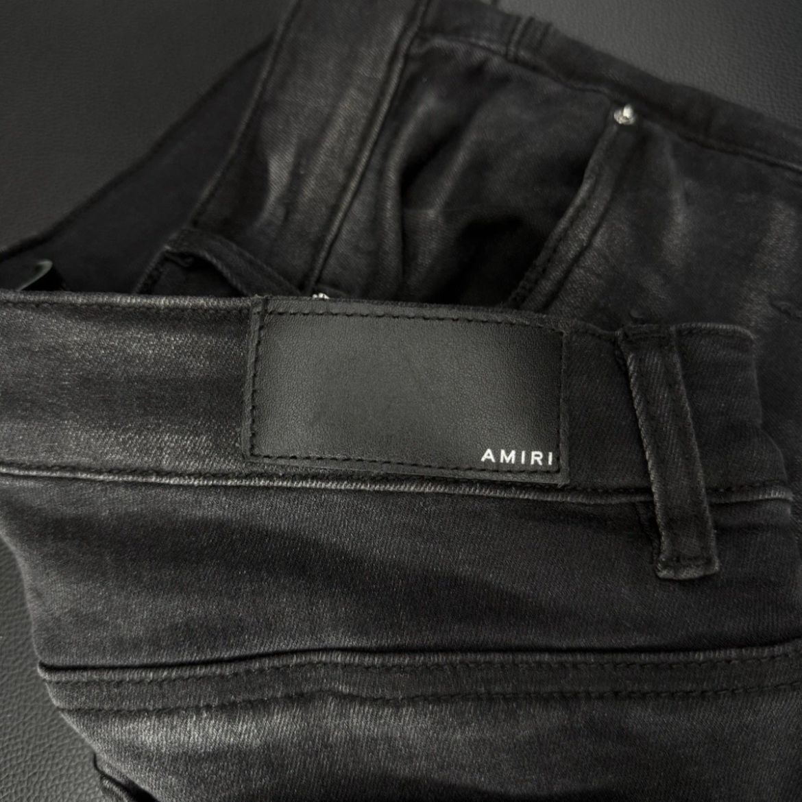 Amiri X Playboy Jeans Black Bunny Logo