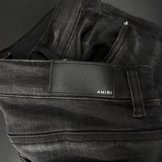 Amiri X Playboy Jeans Black Bunny Logo