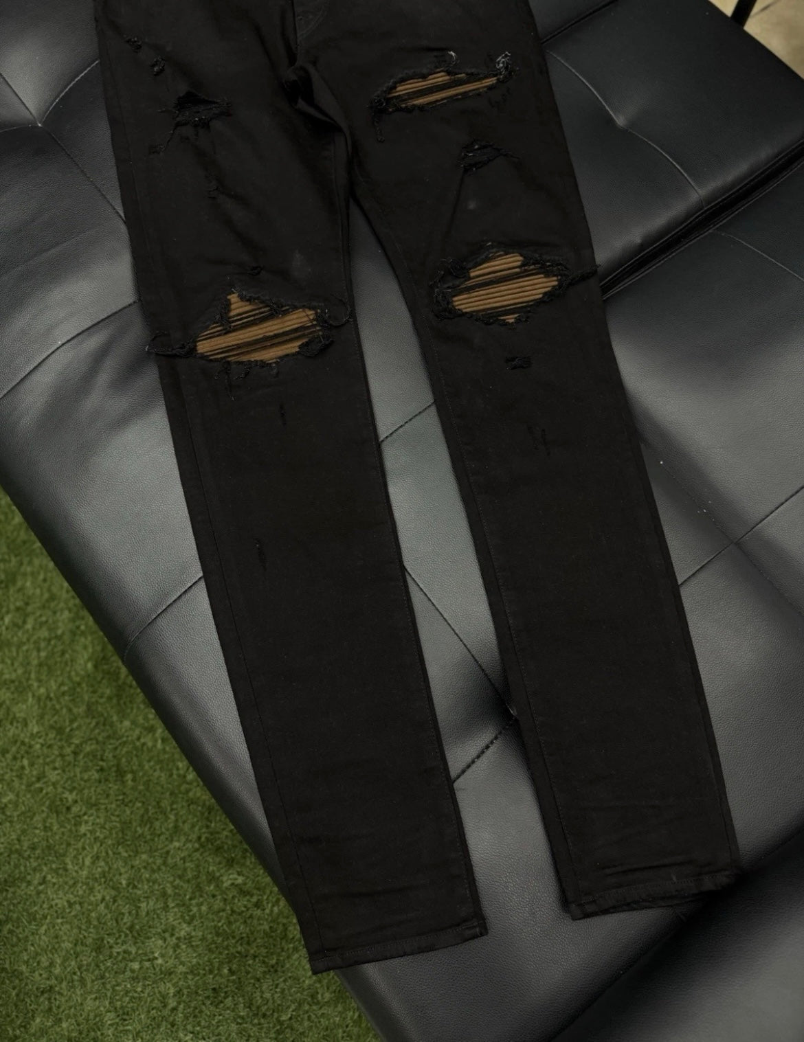 Amiri Jeans Black Brown MX1 Quick Shipping