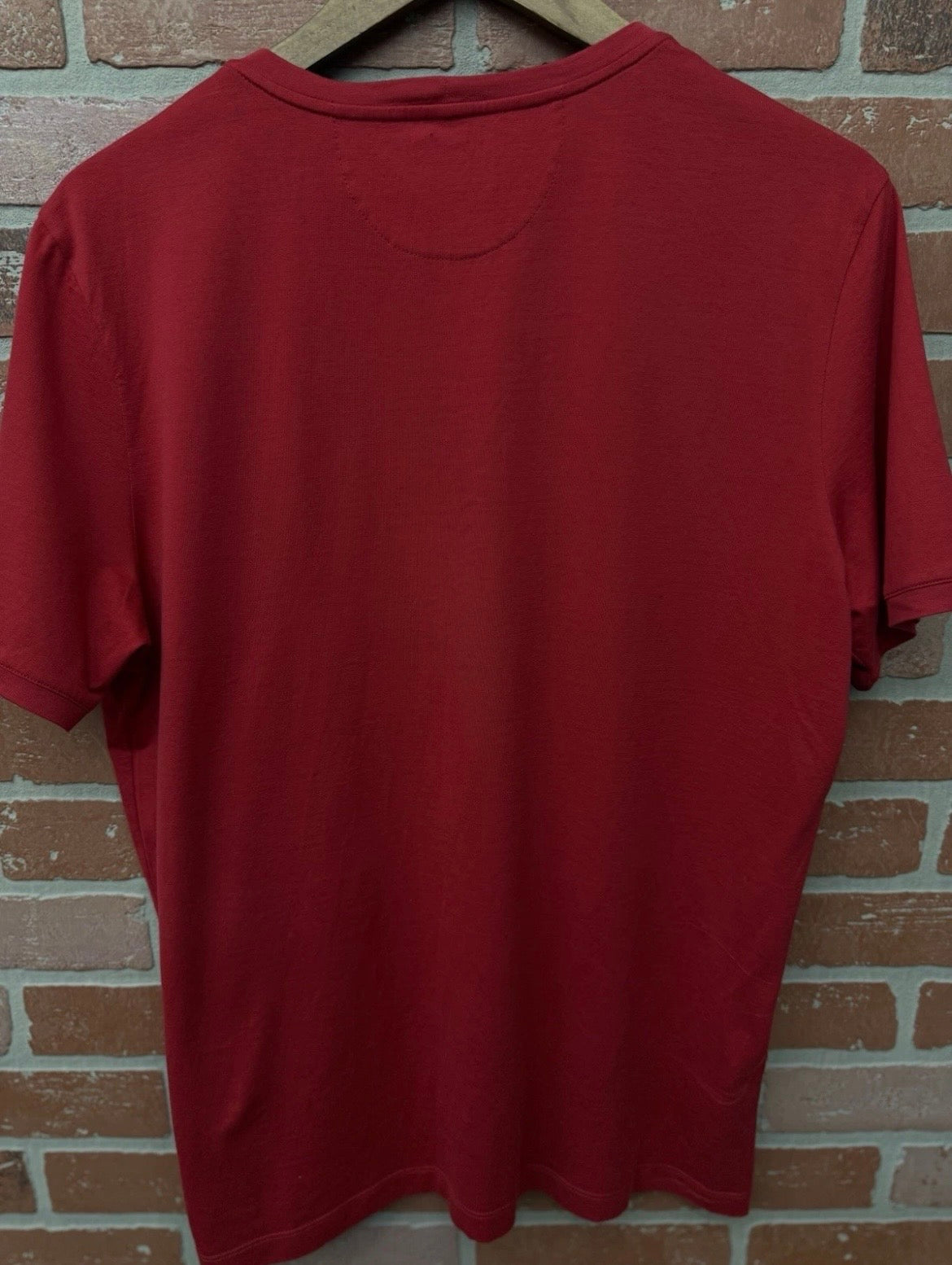 FENDI Red Cotton Silver Eyes T-Shirt Top