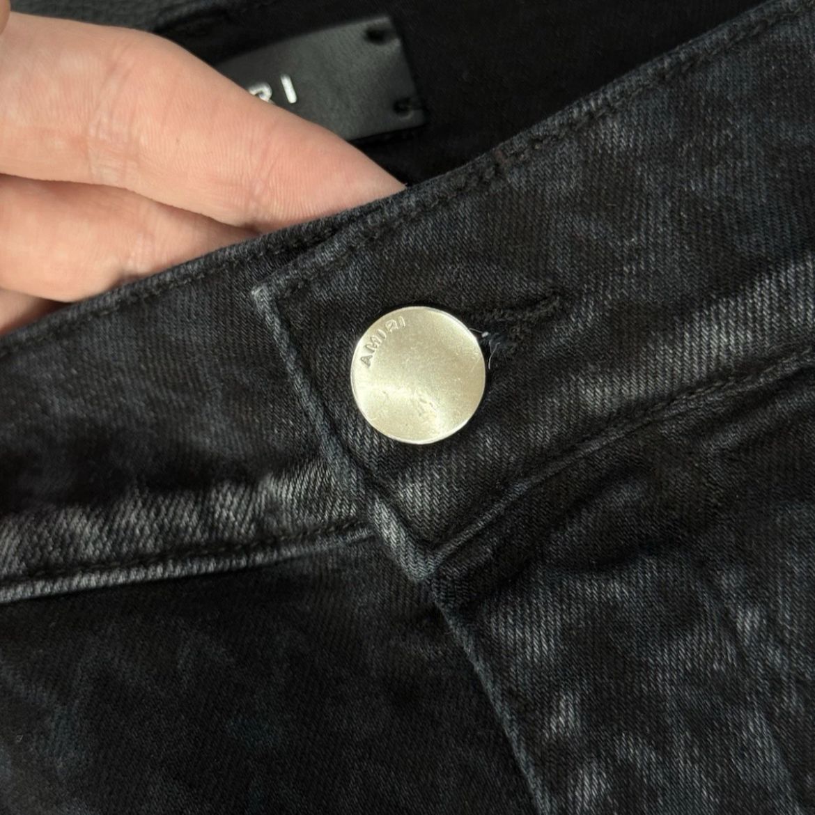 Amiri X Playboy Jeans Black Bunny Logo