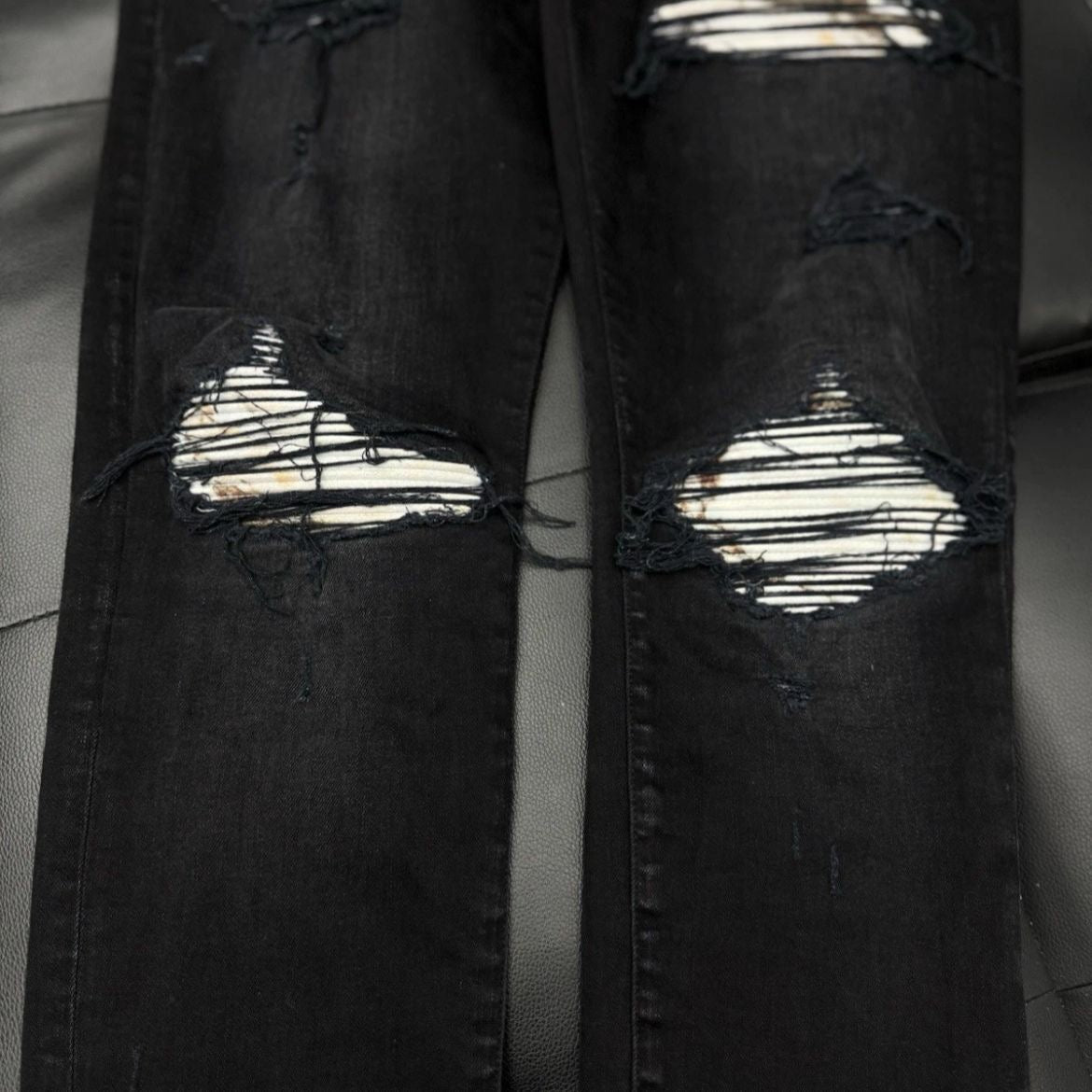Amiri Jeans Black White MX1