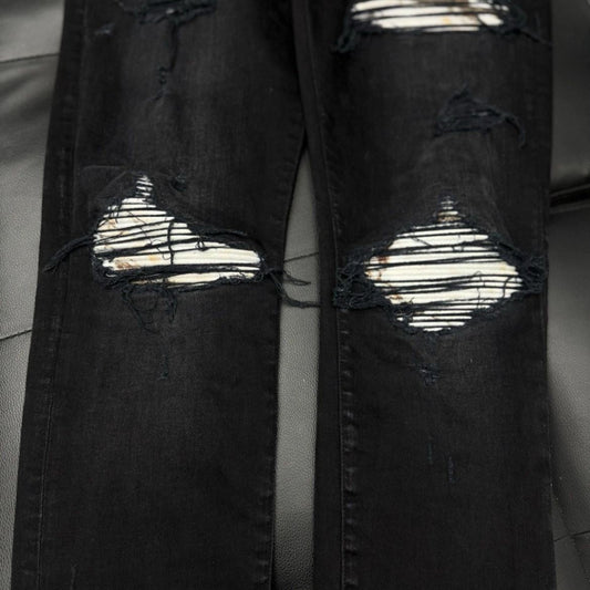 Amiri Jeans Black White MX1