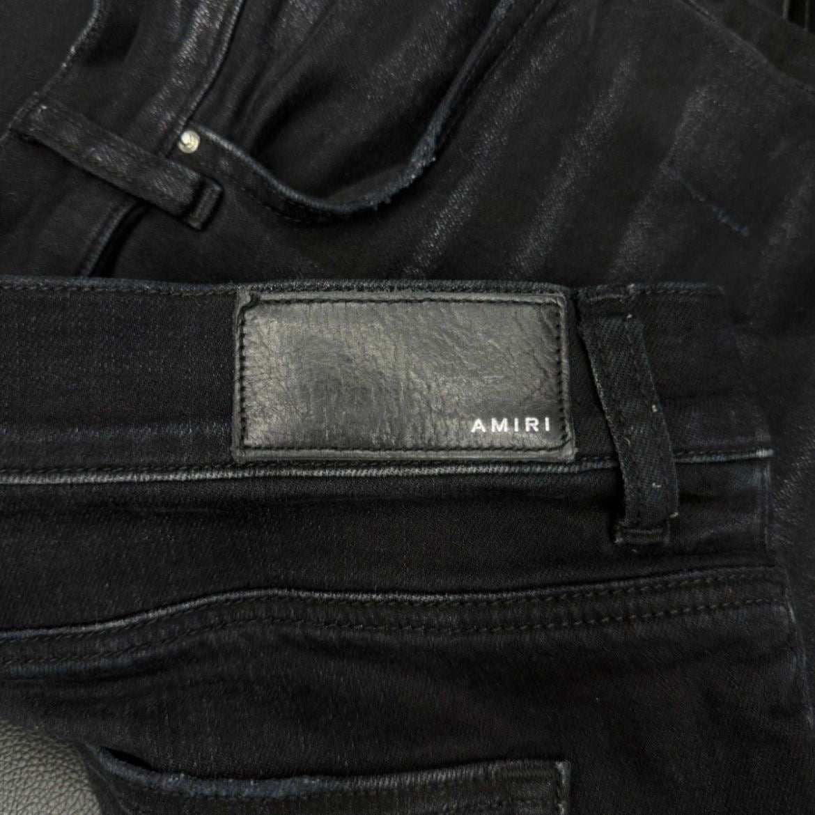 Amiri Jeans Black White MX1