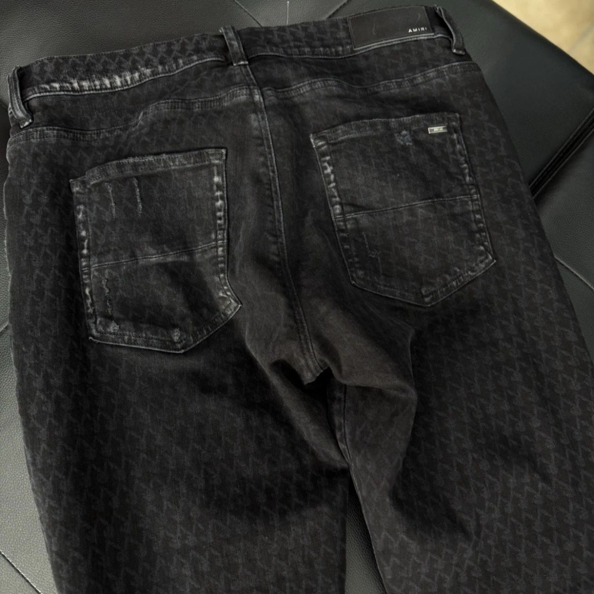 Amiri X Playboy Jeans Black Bunny Logo