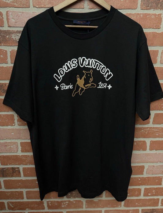 Louis Vuitton T-Shirt LV Tee Cotton Black