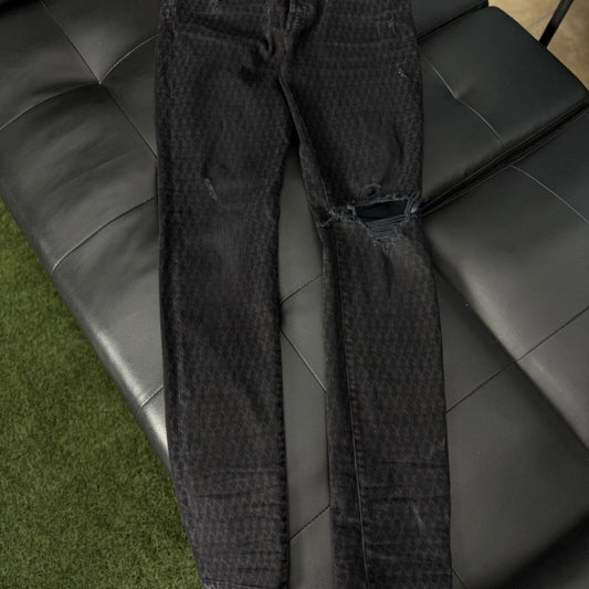 Amiri X Playboy Jeans Black Bunny Logo