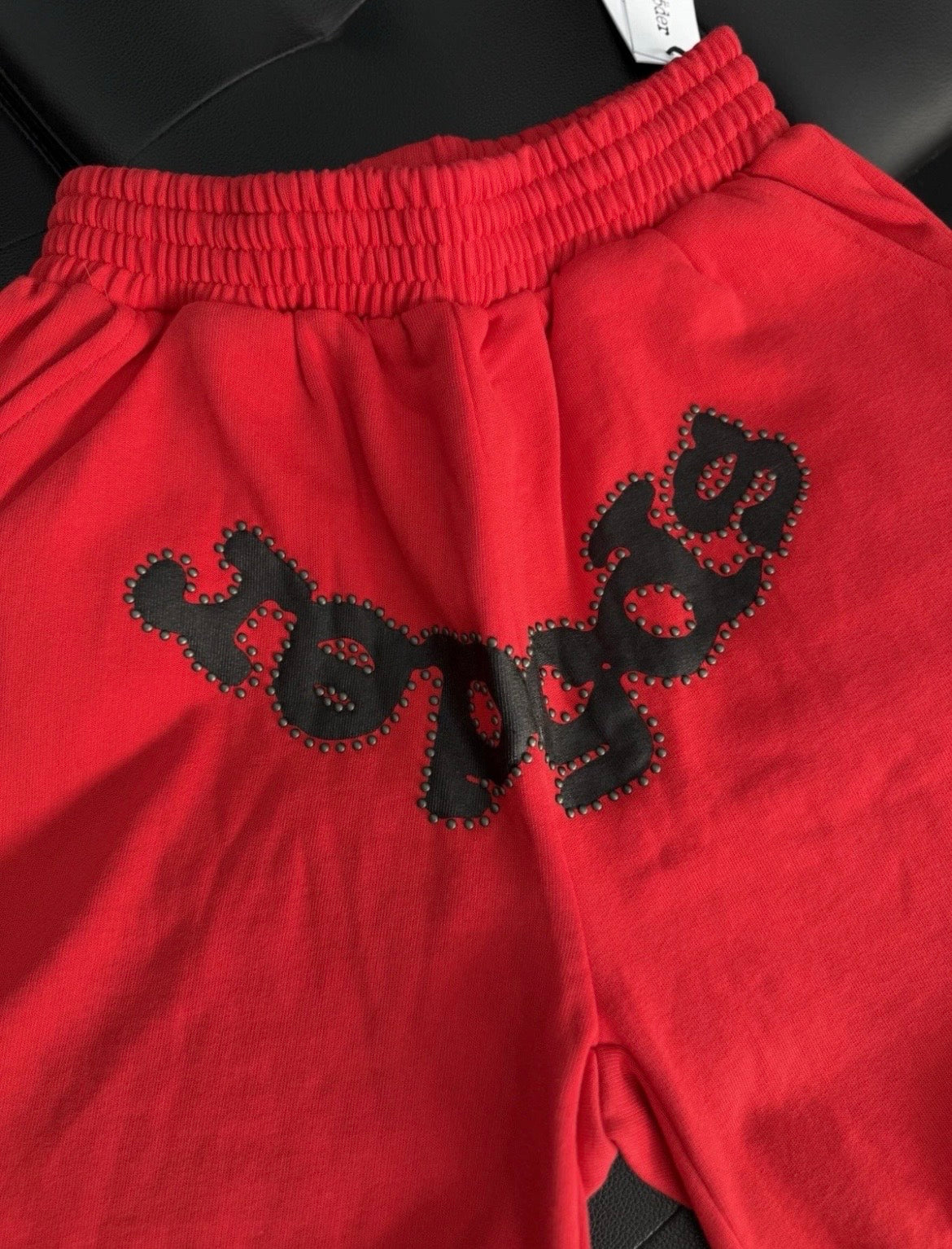 Sp5der Worldwide Red Black Sweatsuit