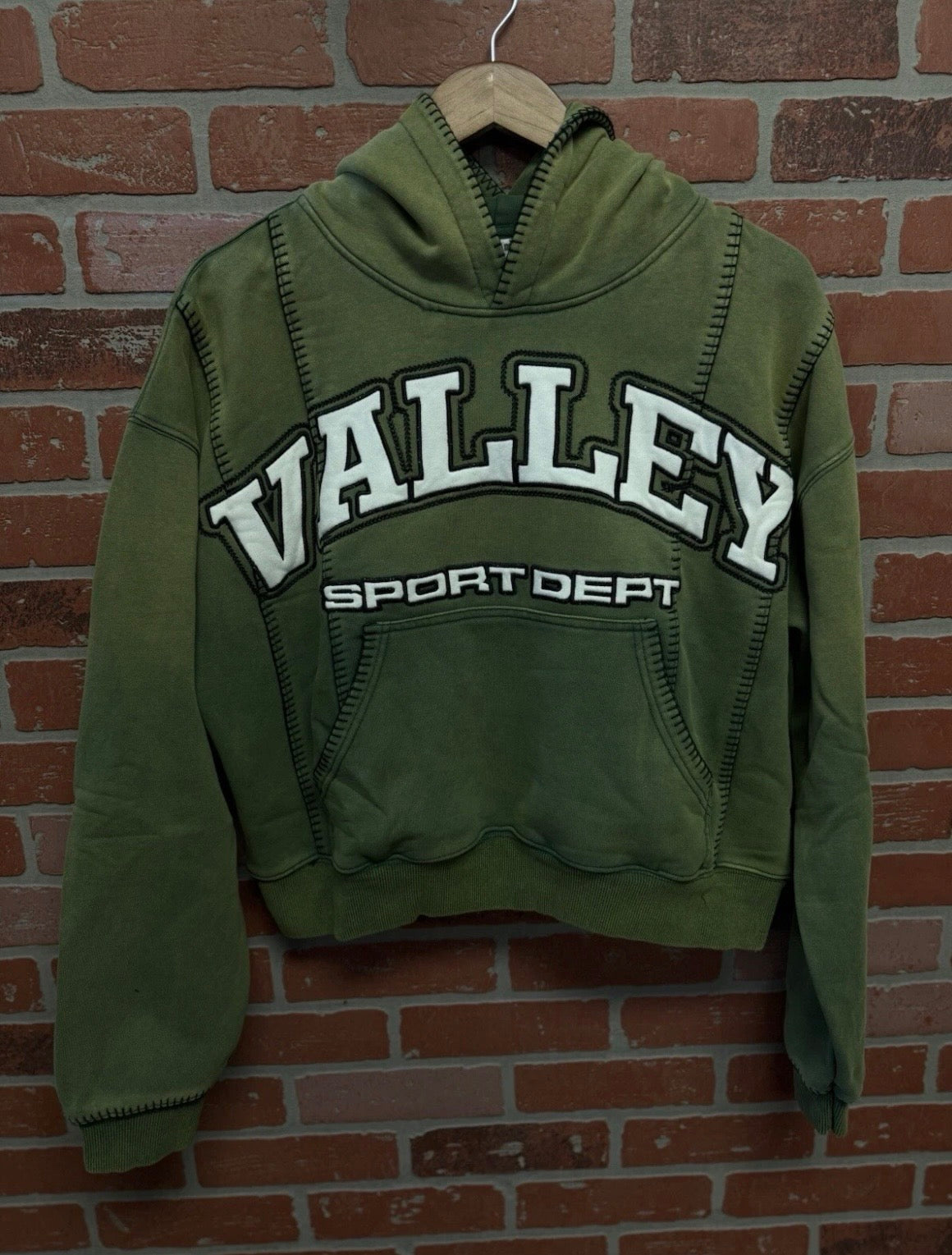 Vale Green Pull Over Hoodie Grey Valley ValeForever RARE