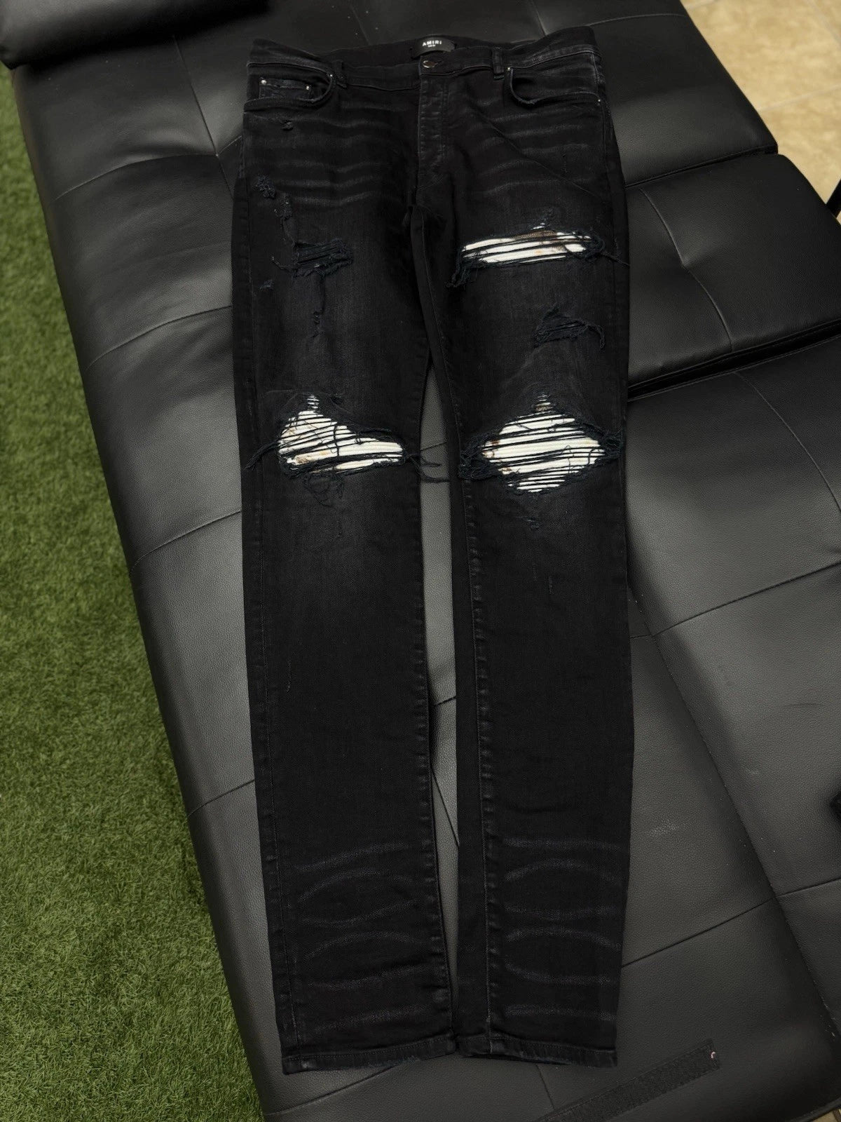 Amiri Jeans Black White MX1