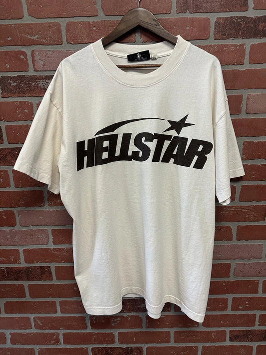 Hellstar Classic Brown Logo T Shirt Brown