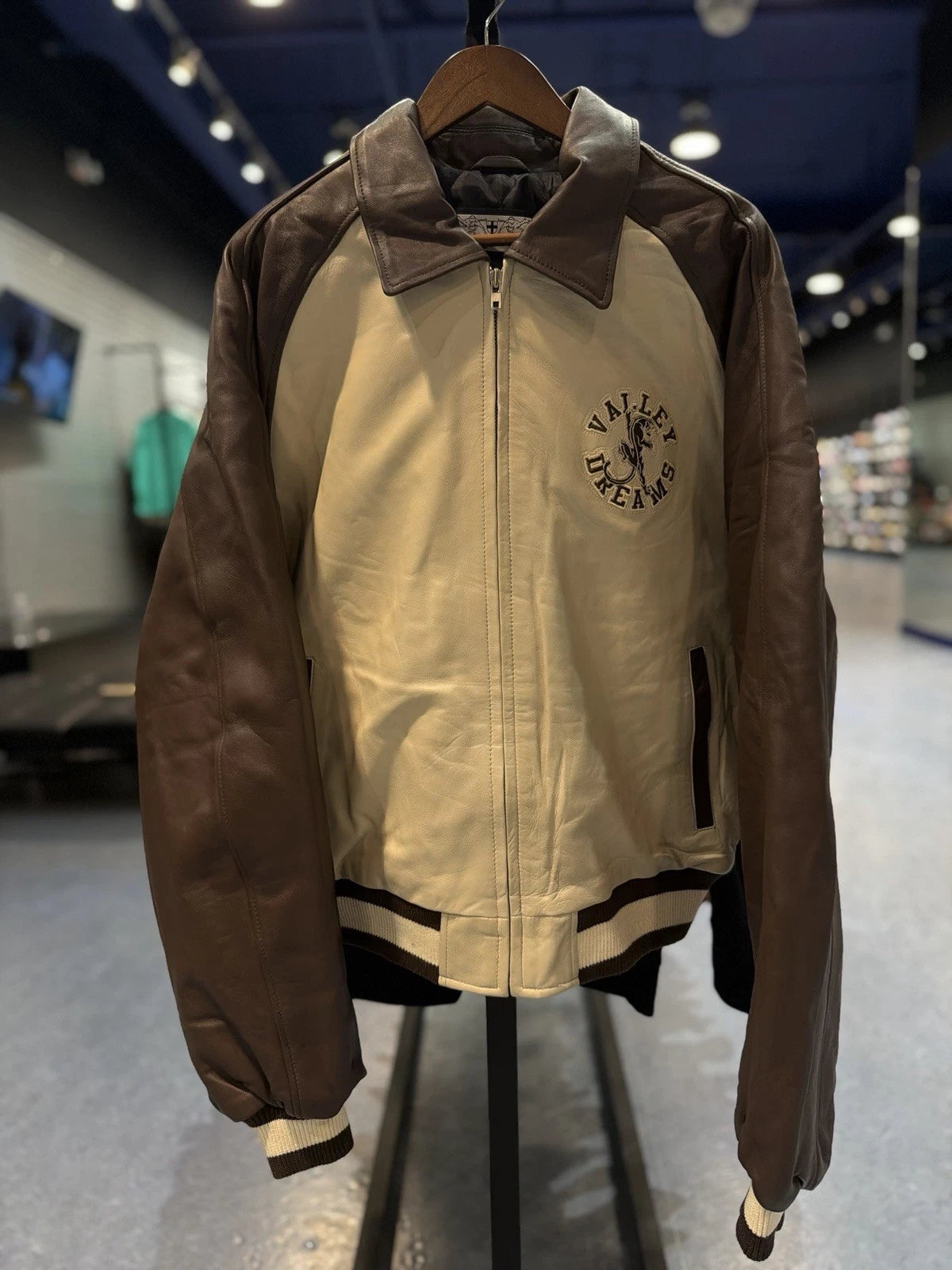 ValeLives Valley Leather Jacket Brown