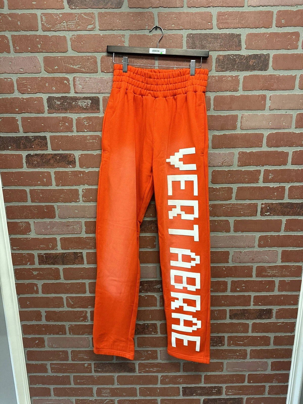 Vertabrae C-2 Sweat Pants Washed Orange & White