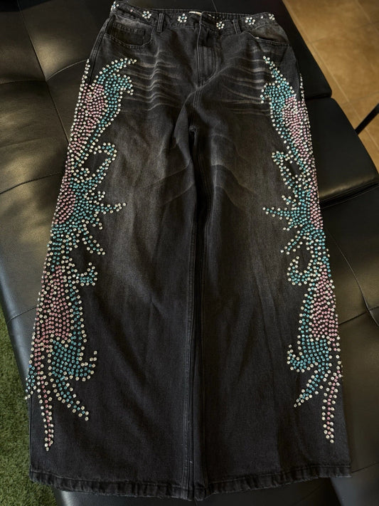 Vale Forever Crystal Black Jeans