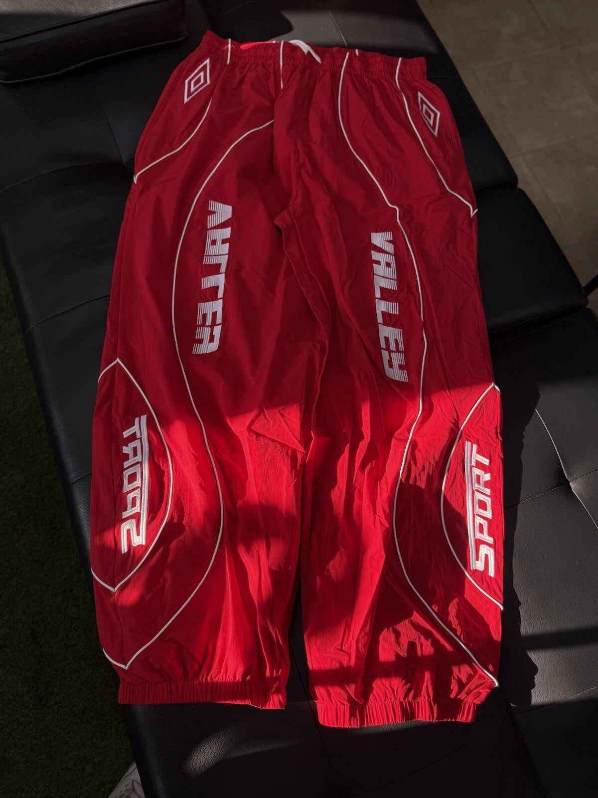 Vale lives Valley Track RED Drawstring Sweatpants