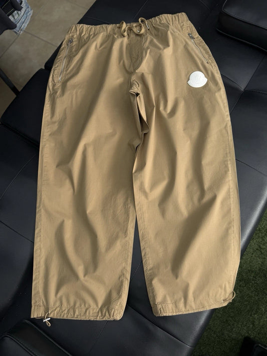 Moncler Tan Baggy Men Track Pants