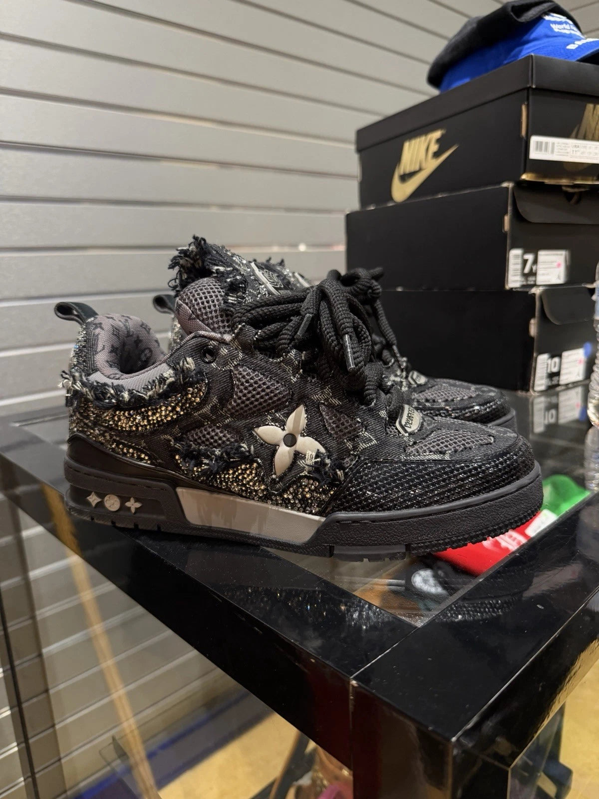 Louis Vuitton Skate Trainer Black Sneakers