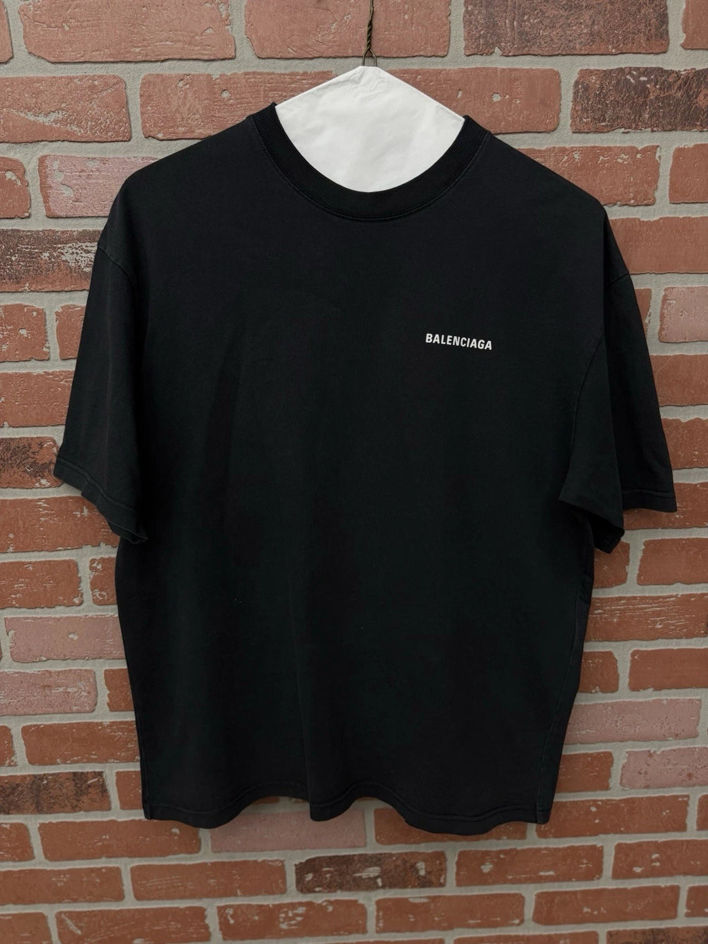 Balenciaga T-Shirt Black White Logo