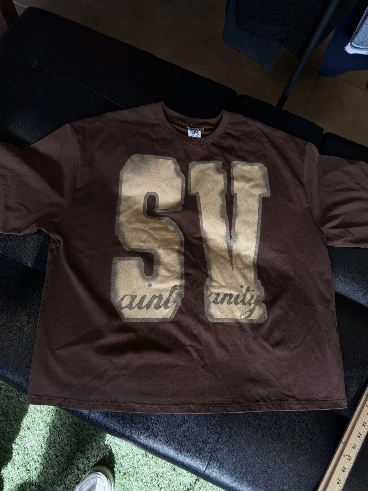 Saint Vanity T-shirt UNRELEASED Brown Logo