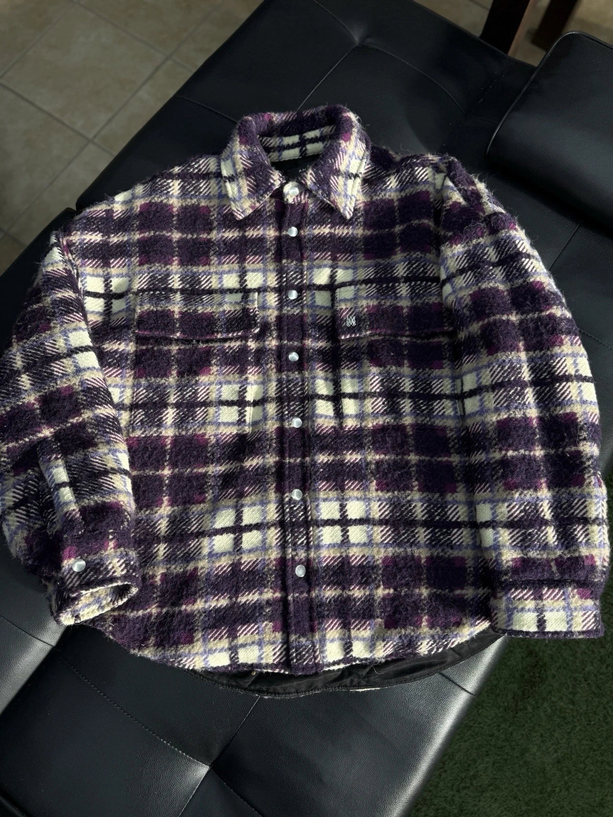 Amiri Fur Wool Puffy