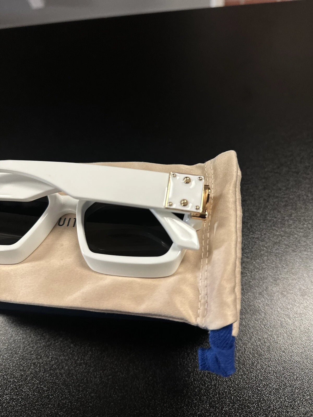 Louis Vuitton Sunglasses White Wellinton