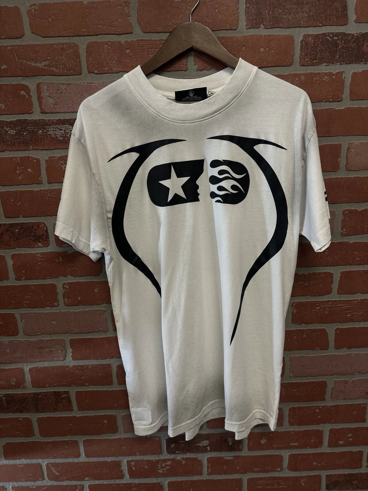 Hellstar Warm Up T-Shirt White Black