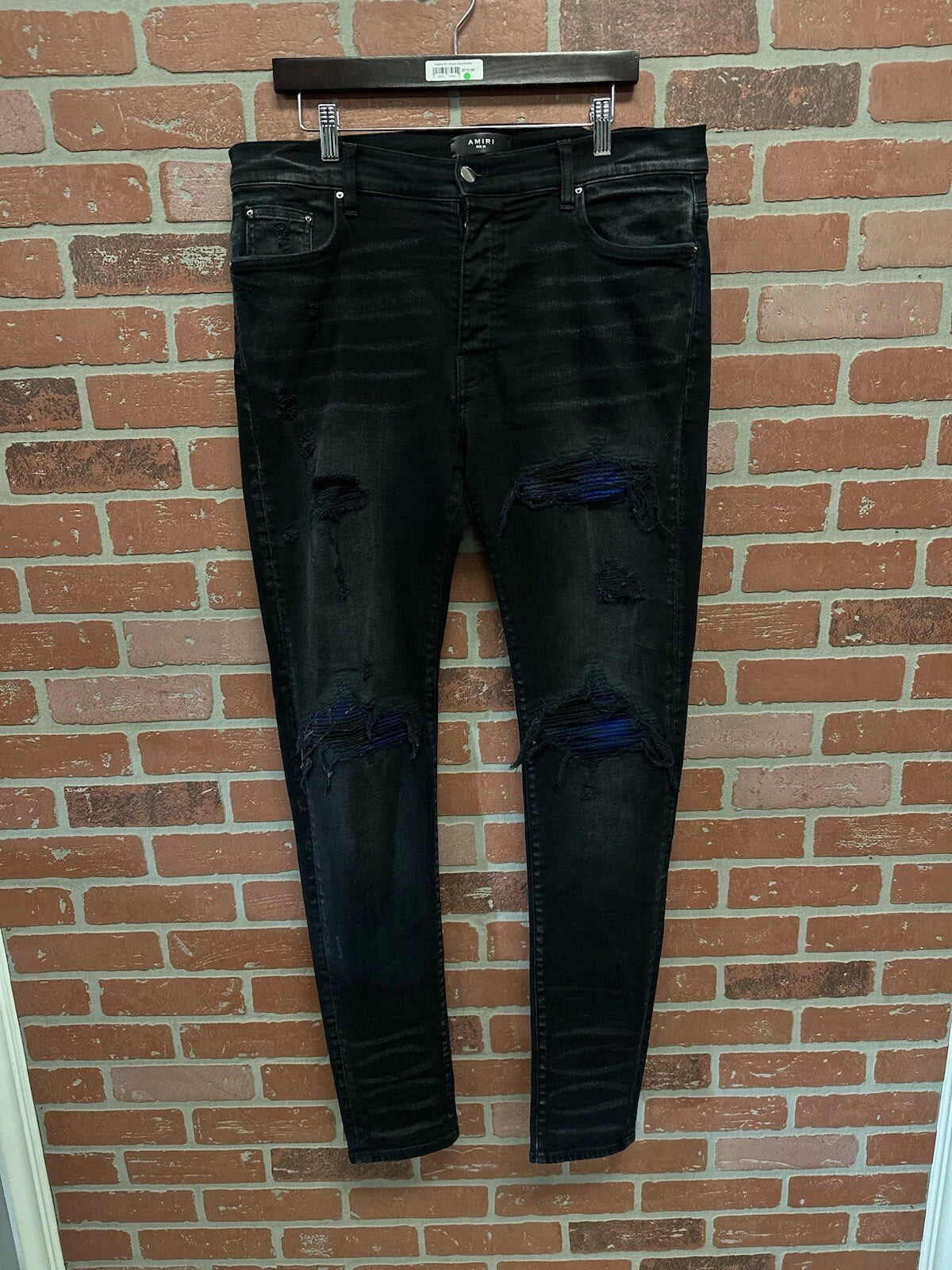 Amiri MX1 Patch Jeans Blue Patch