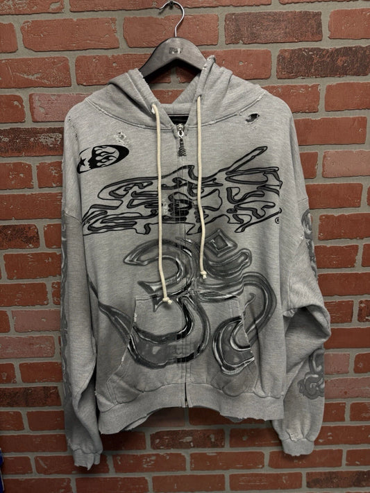 Hellstar Yoga Grey Hoodie