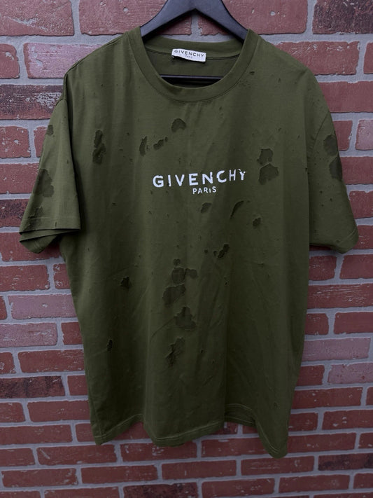 Givenchy Paris Destroyed T-shirt