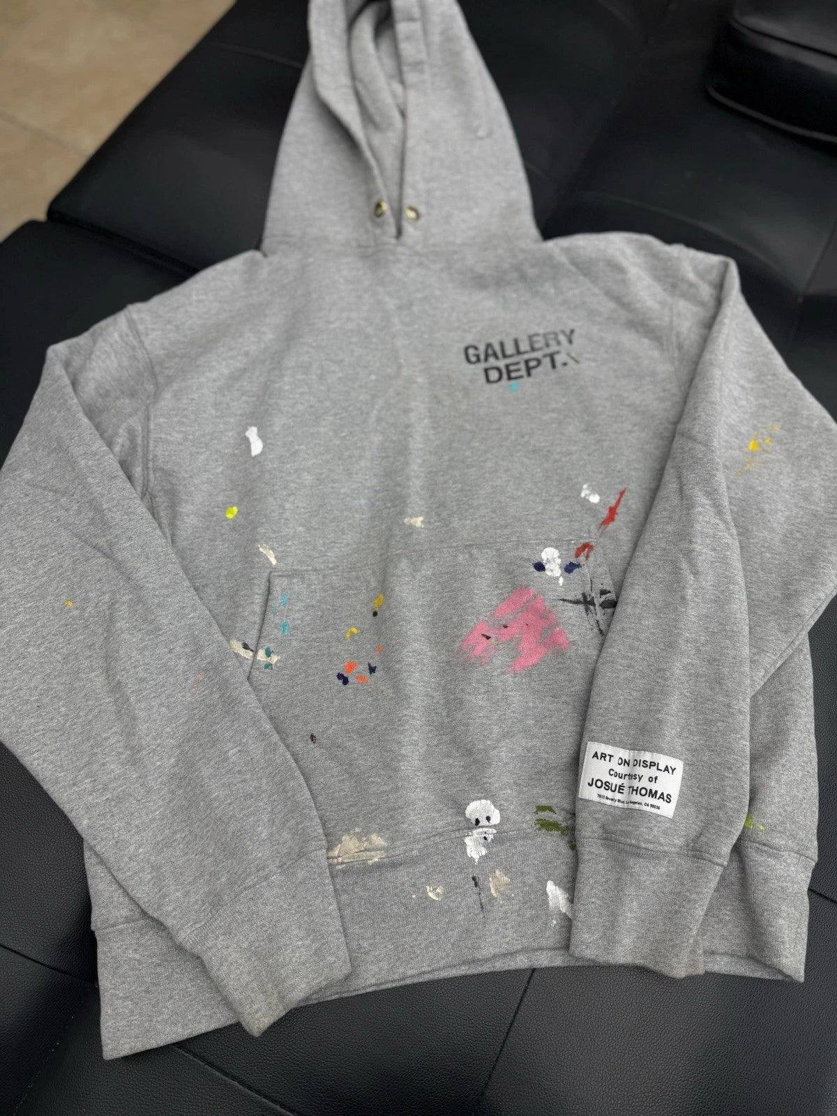 Gallery Dept. Paint Splatter Sweatshirt Hoodie