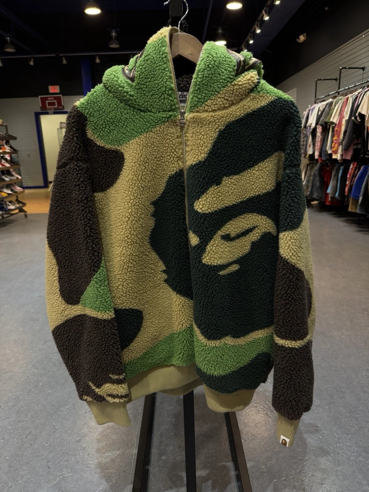 Bape Camo Shark Full Zip Hoodie