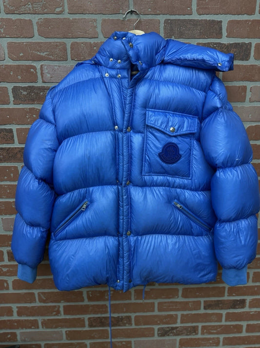 Moncler LAMENTIN Giubbotto Jacket Blue Puffer