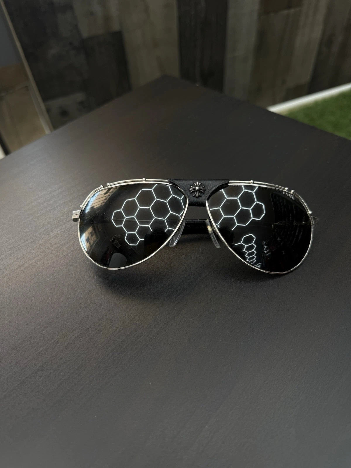 Chrome Hearts Sunglasses Leather Strap