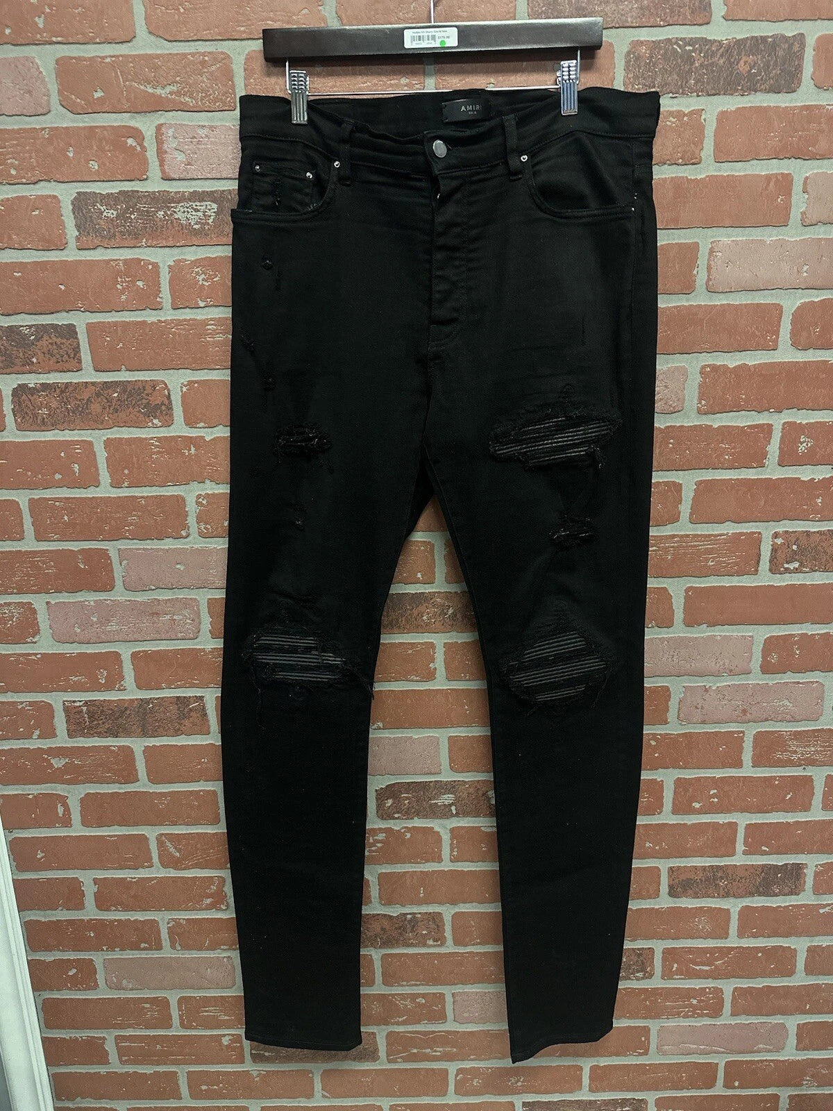 Amiri MX1 Patch Jeans Black patch