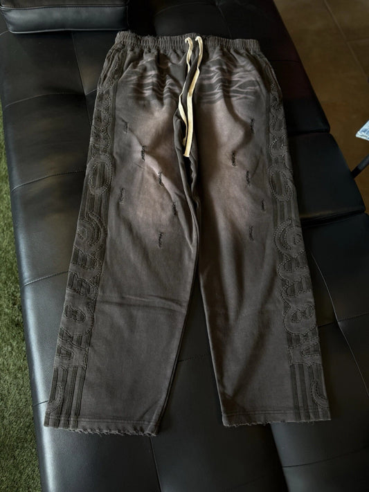 Vale lives Valley Track Distressed Drawstring Sweatpants