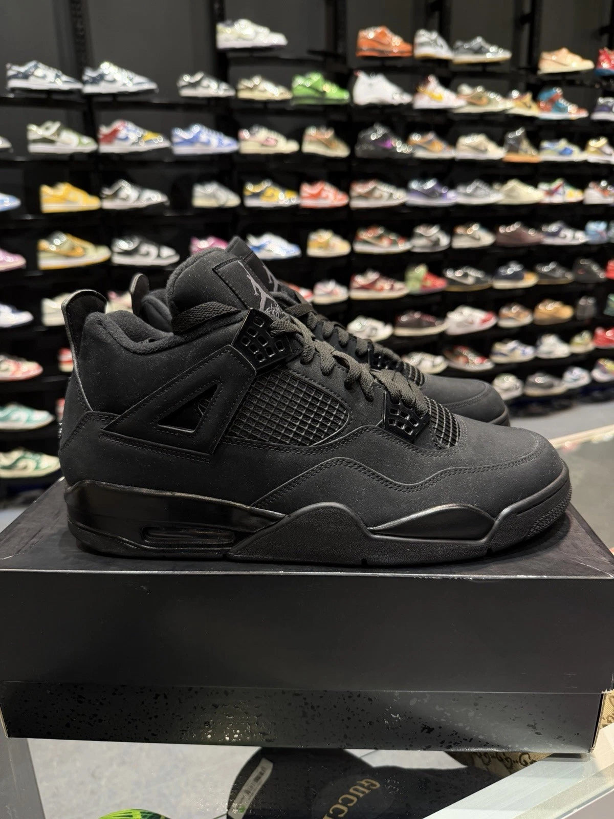 Nike Air Jordan 4 Retro Black Sneakers