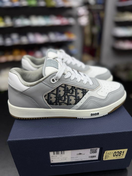 Dior B27 Low Dior Oblique  Grey Beige